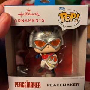 Funko Pop DC comics  Peacemaker Ornament with Silver and Red